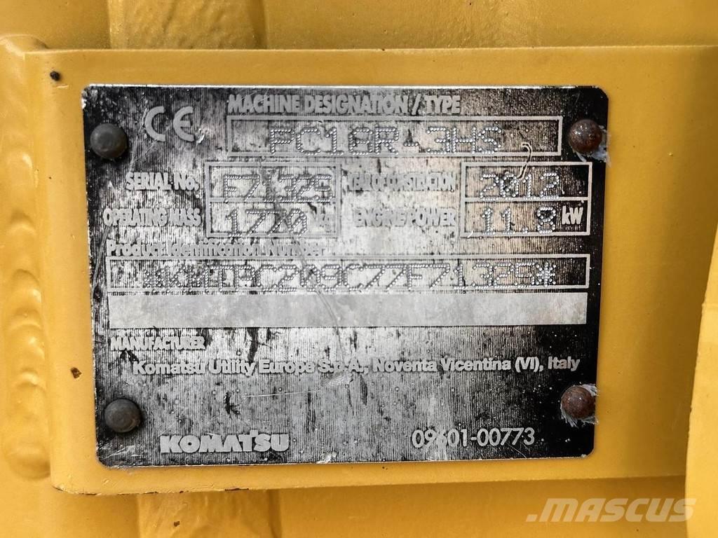 Komatsu PC16R-3HS حفارات صغيرة أقل من 7 طن (حفارات صغيرة)