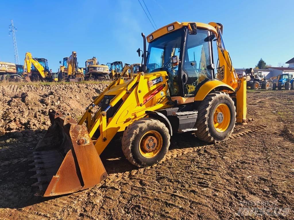 JCB 3 CX, JOYSTICK لوادر ذات جرافات عكسية