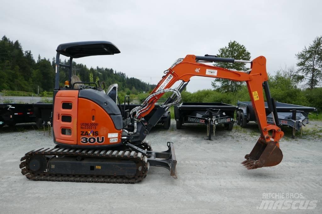 Hitachi ZX 30 U-5 A حفارات صغيرة أقل من 7 طن (حفارات صغيرة)