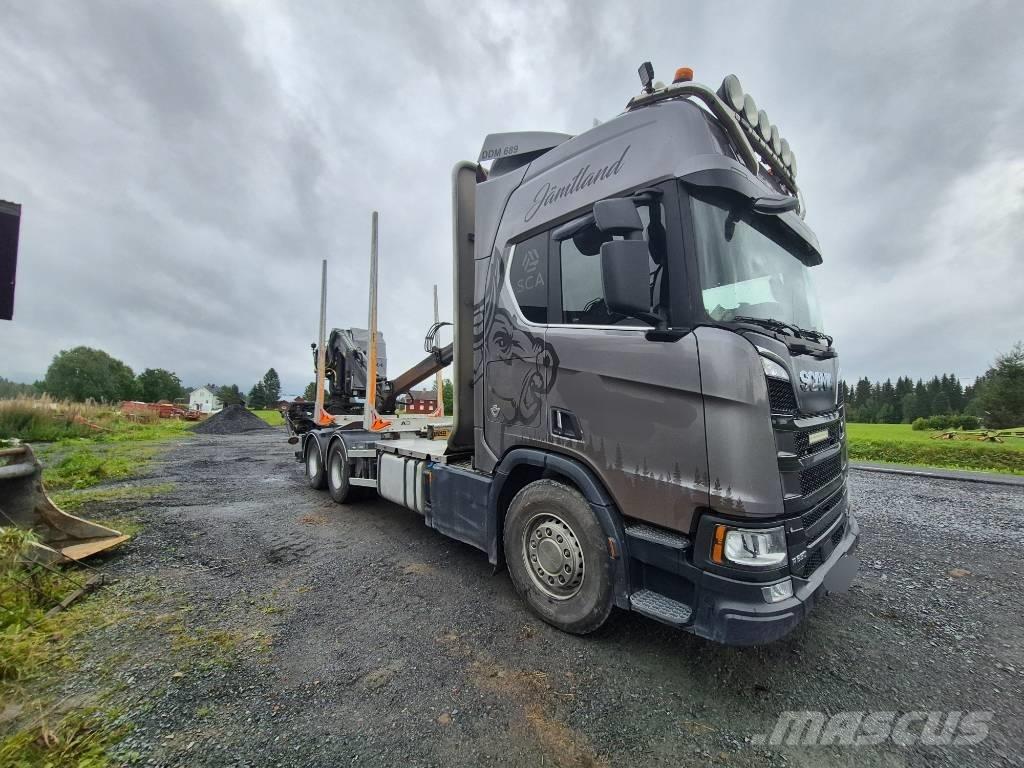 Scania R 650 شاحنات أشجار