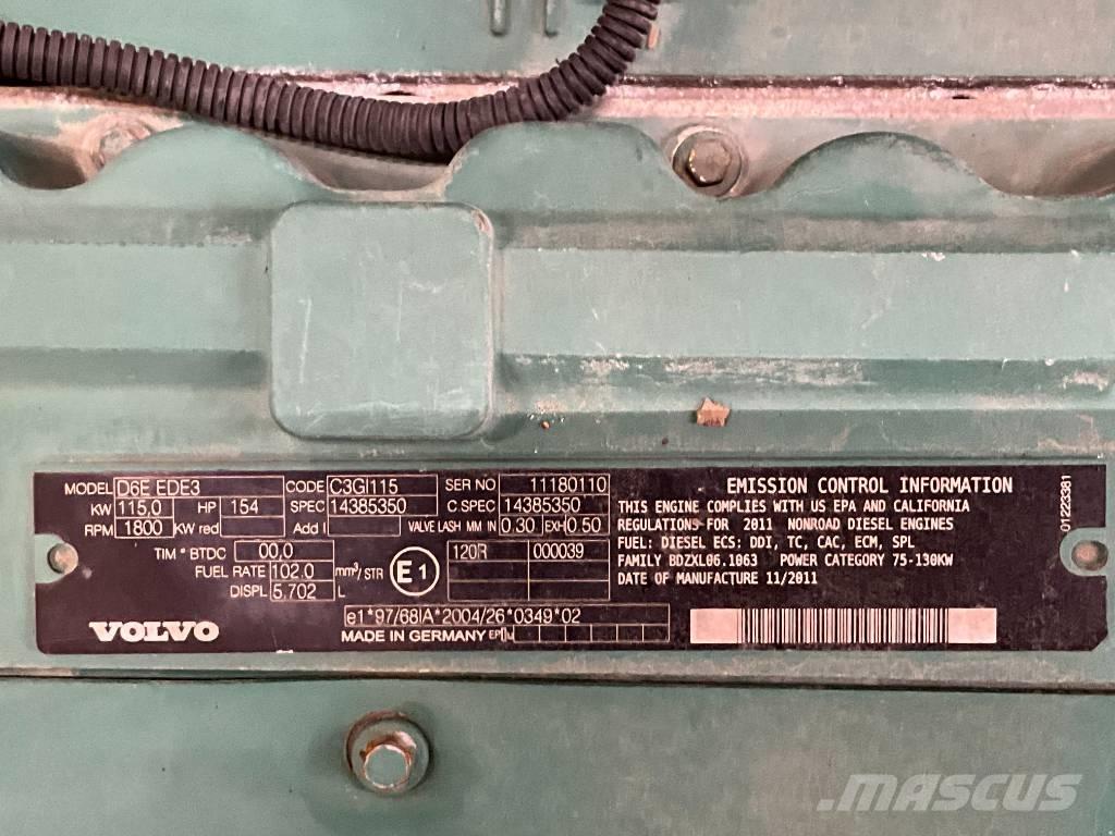 Volvo EW 160 C حفارات بعجل