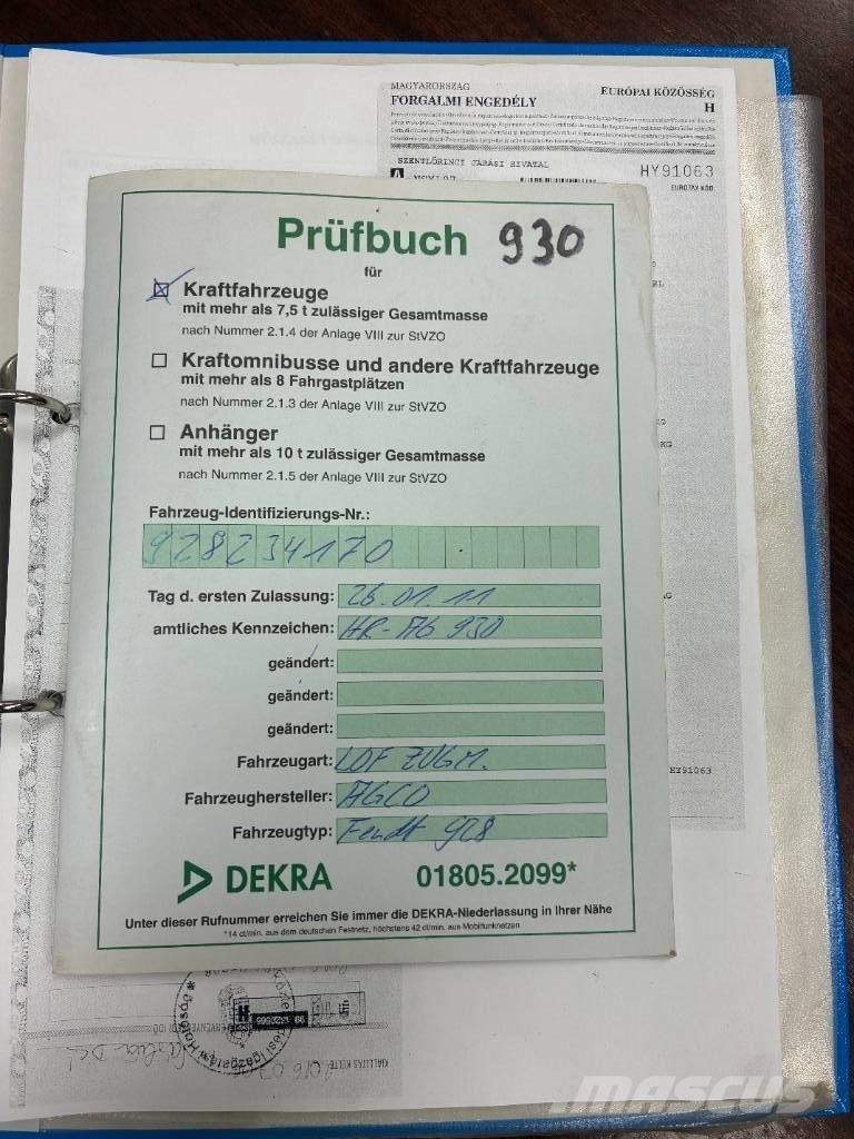 Fendt 933 Vario الجرارات