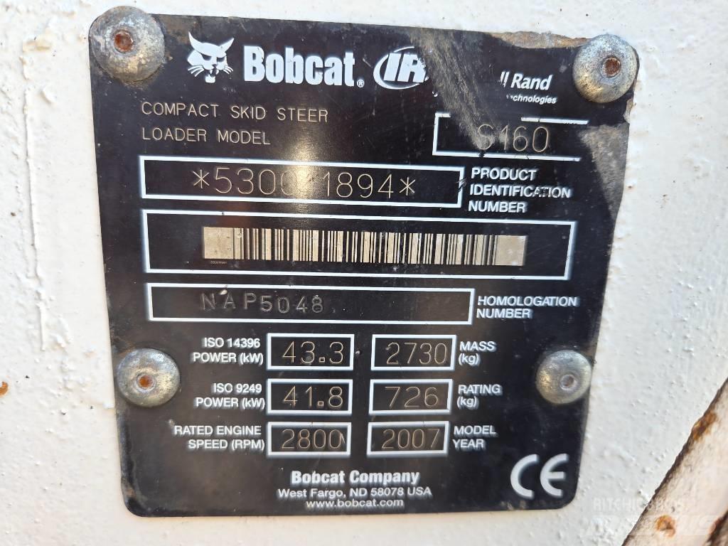 Bobcat S 160 لوادر انزلاقية التوجيه