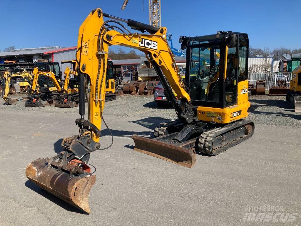 JCB 36 C-1 حفارات صغيرة أقل من 7 طن (حفارات صغيرة)