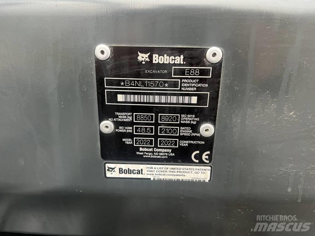 Bobcat E88 حفارات زحافة