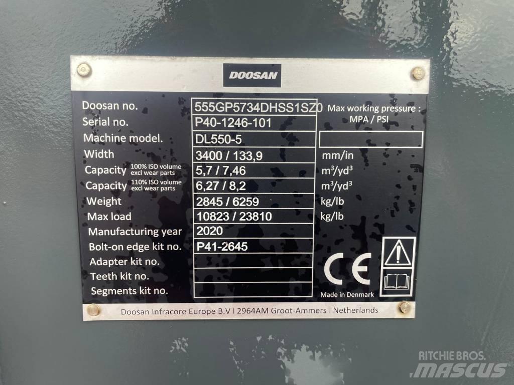 Doosan DL550 bucket دلاء