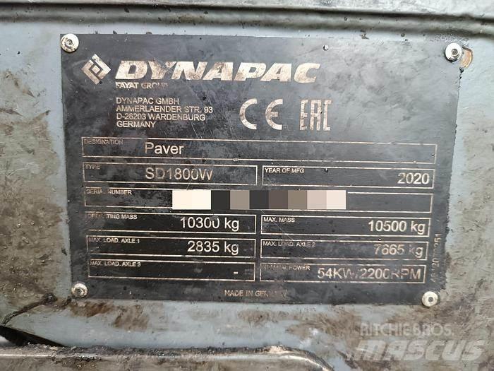 Dynapac SD1800W معدات السفلتة