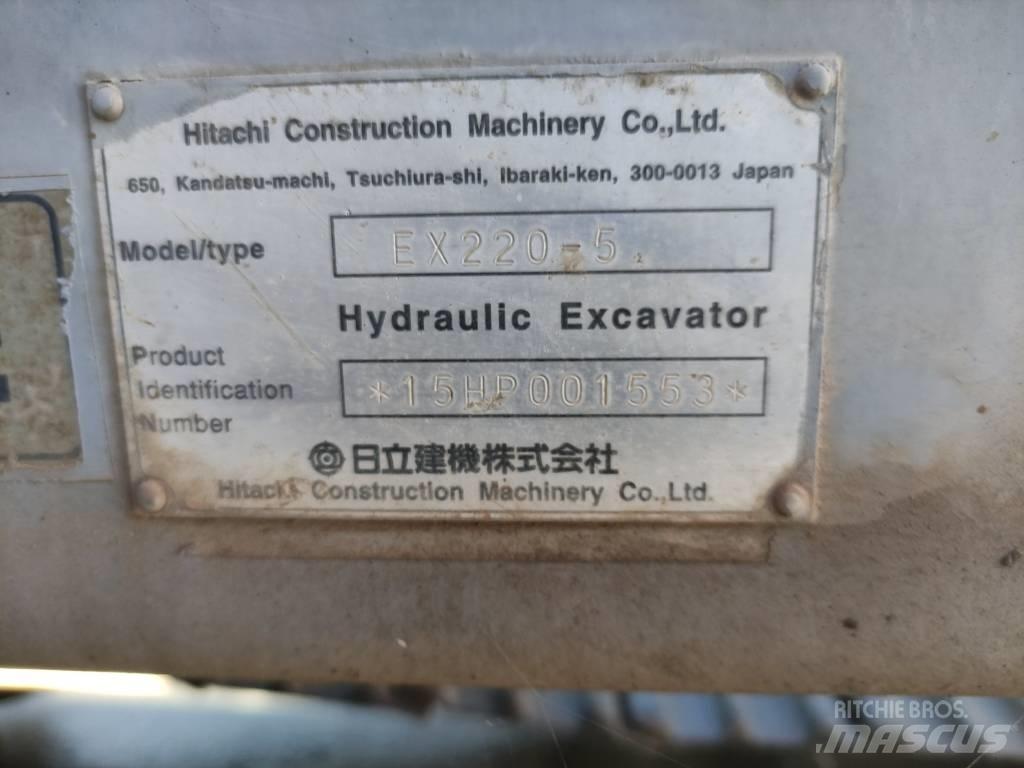 Hitachi EX 220-5 حفارات زحافة