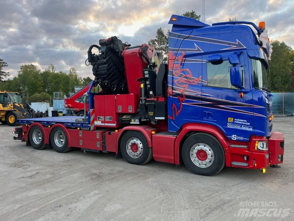 Scania R 560 شاحنات الرافعات