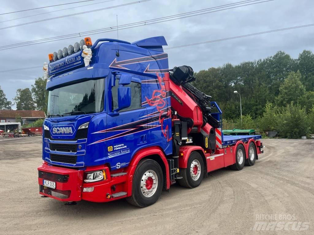 Scania R 560 شاحنات الرافعات