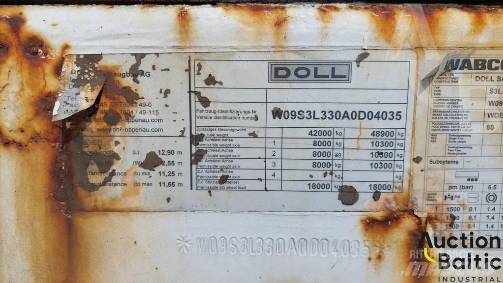 Doll S3L نصف مقطورات بباب جانبي
