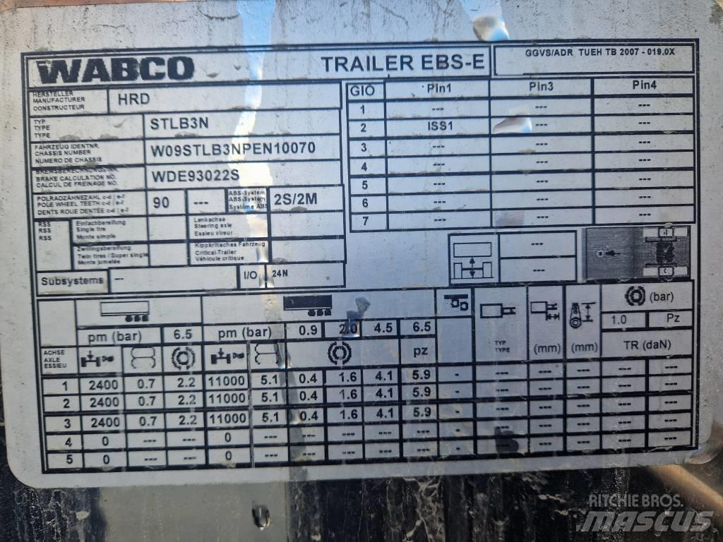 HRD Semitrailer أنواع أخرى من أنصاف المقطورات