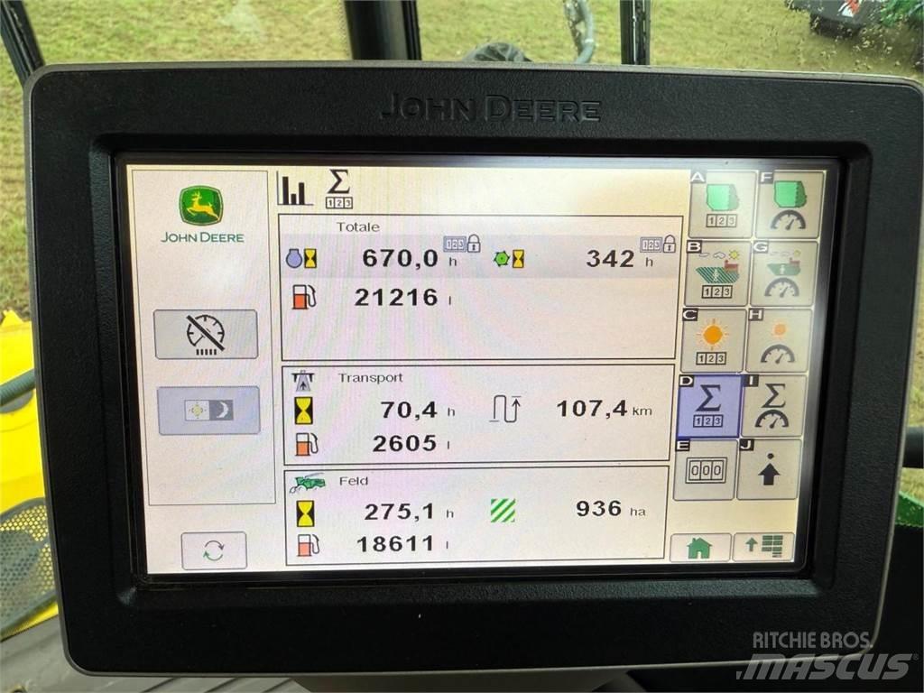 John Deere 9600i علافات ذاتية الدفع