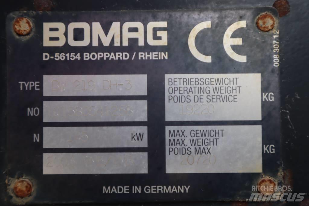 Bomag BW 219 DH-3 مداحل أحادية الأسطوانة