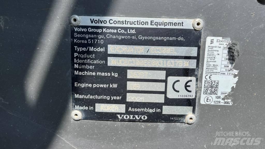 Volvo EC300EL حفارات زحافة