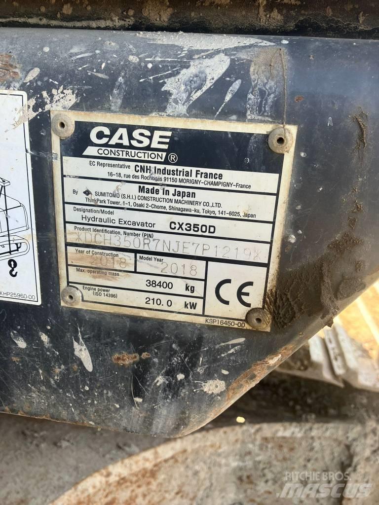 CASE CX 350 D حفارات زحافة