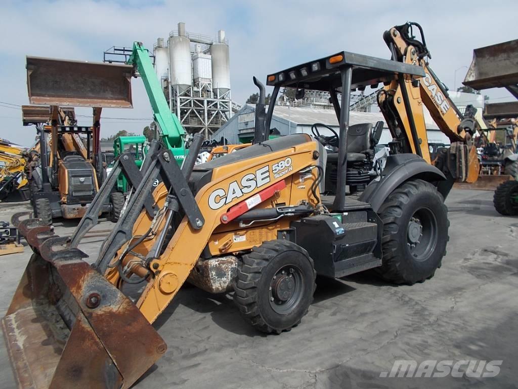 CASE 580 SN لوادر ذات جرافات عكسية