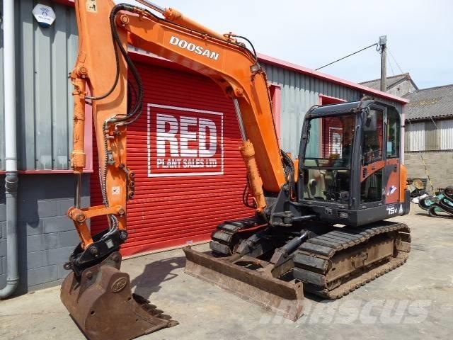 Doosan Solar 75 V حفارات وسط 7 طن - 12 طن