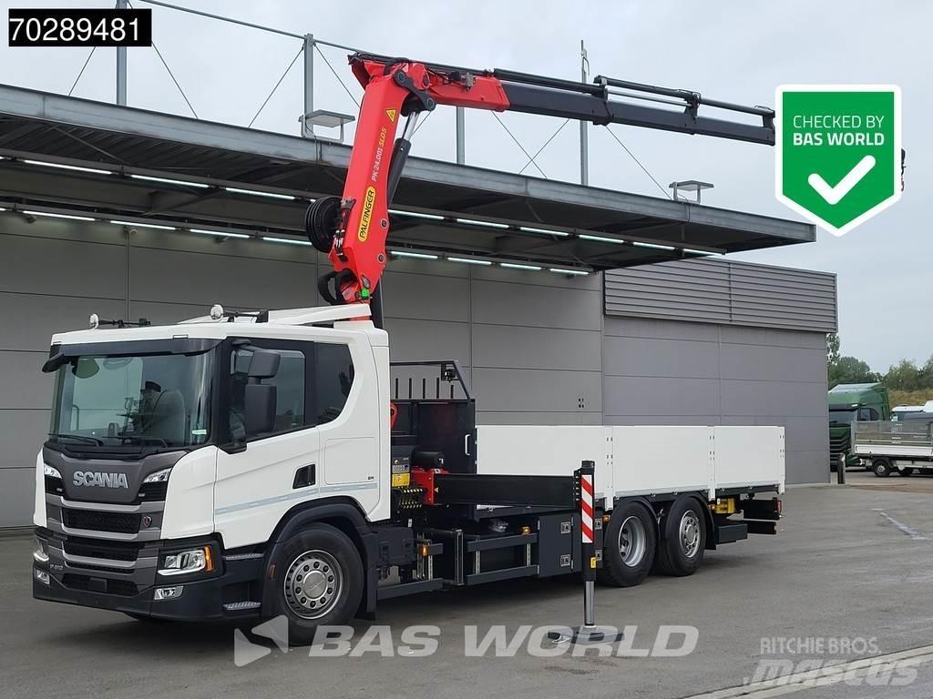Scania P410 6X2 شاحنات مسطحة/مفصلية الجوانب