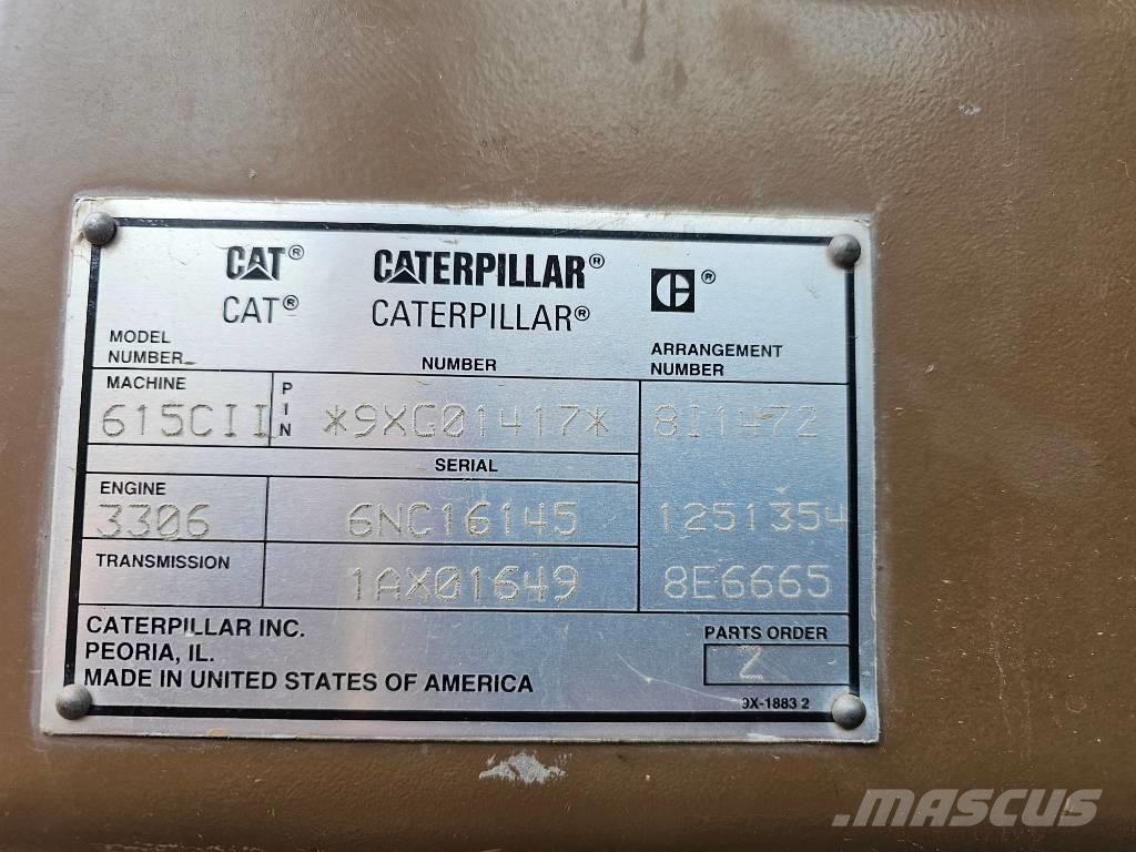 CAT 615 C II كاشطات