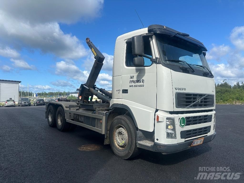 Volvo FH 440 6x4 شاحنات الرافعات الخطافية