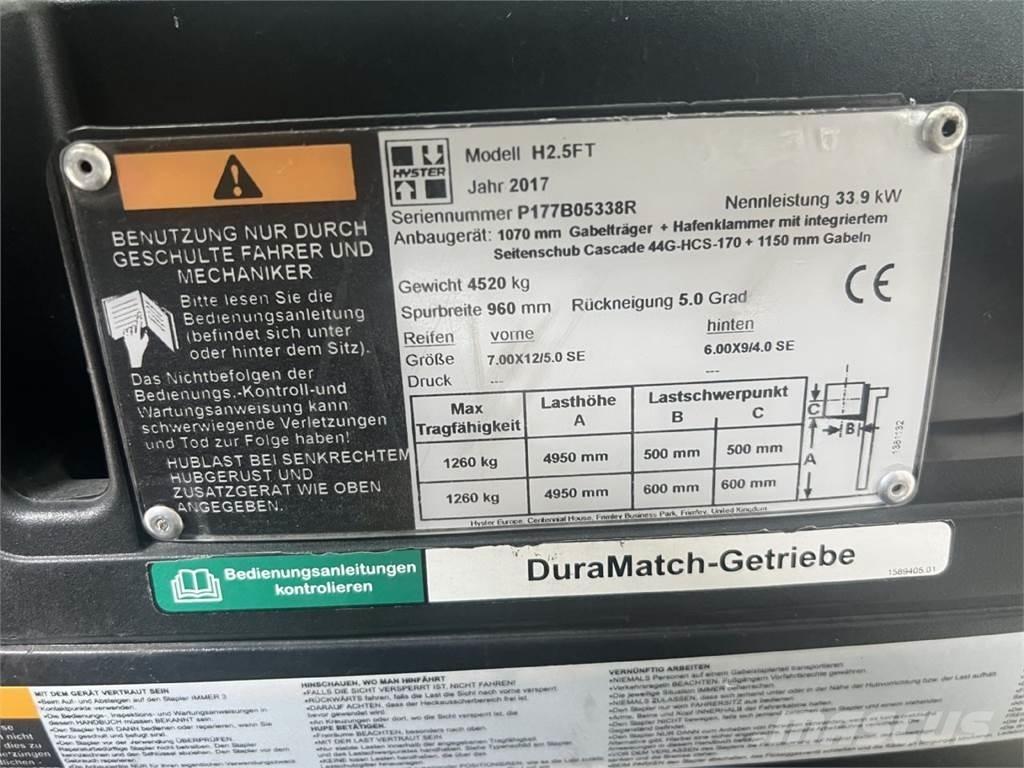 Hyster H2.5FT شاحنات الديزل