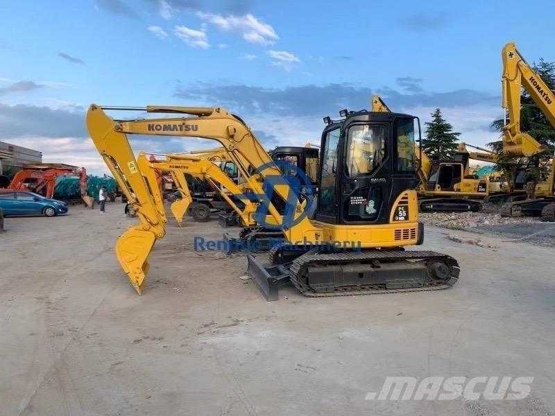 Komatsu PC 55 MR حفارات صغيرة أقل من 7 طن (حفارات صغيرة)