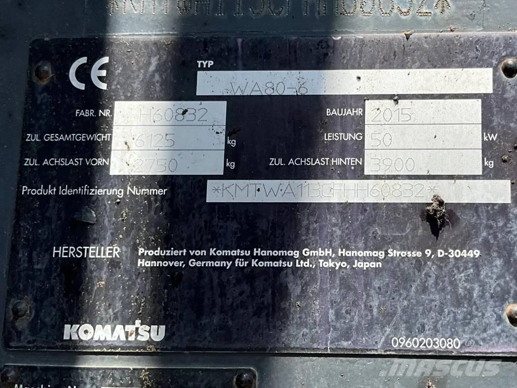 Komatsu WA 80-6 لوادر بعجل