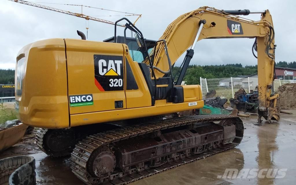 CAT 320 EL حفارات زحافة