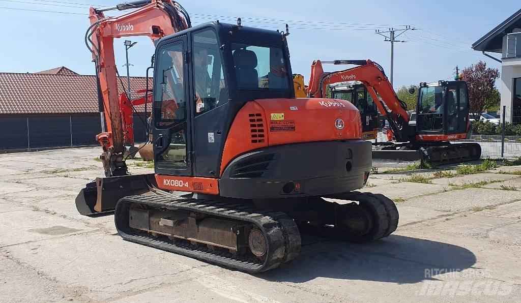 Kubota KX 080-4 حفارات وسط 7 طن - 12 طن