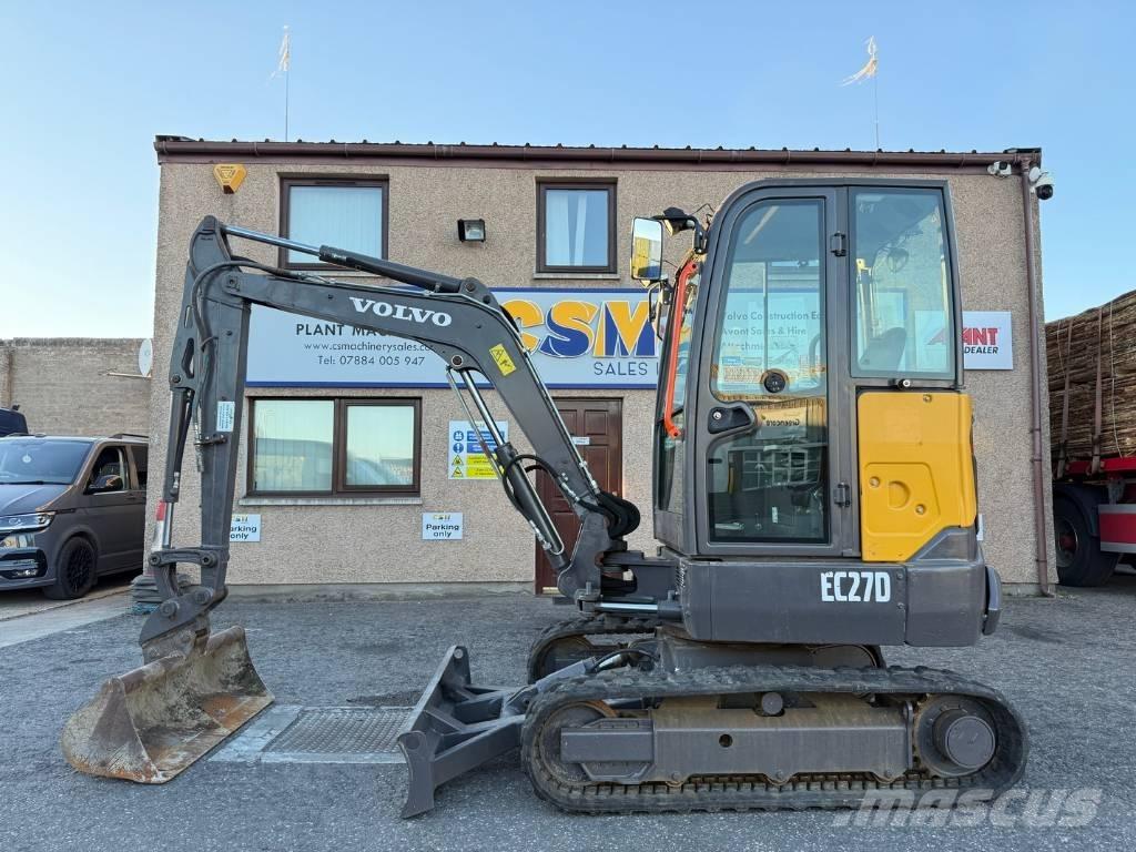 Volvo EC 27 D حفارات صغيرة أقل من 7 طن (حفارات صغيرة)