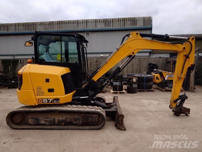 JCB 57 C-1 حفارات صغيرة أقل من 7 طن (حفارات صغيرة)