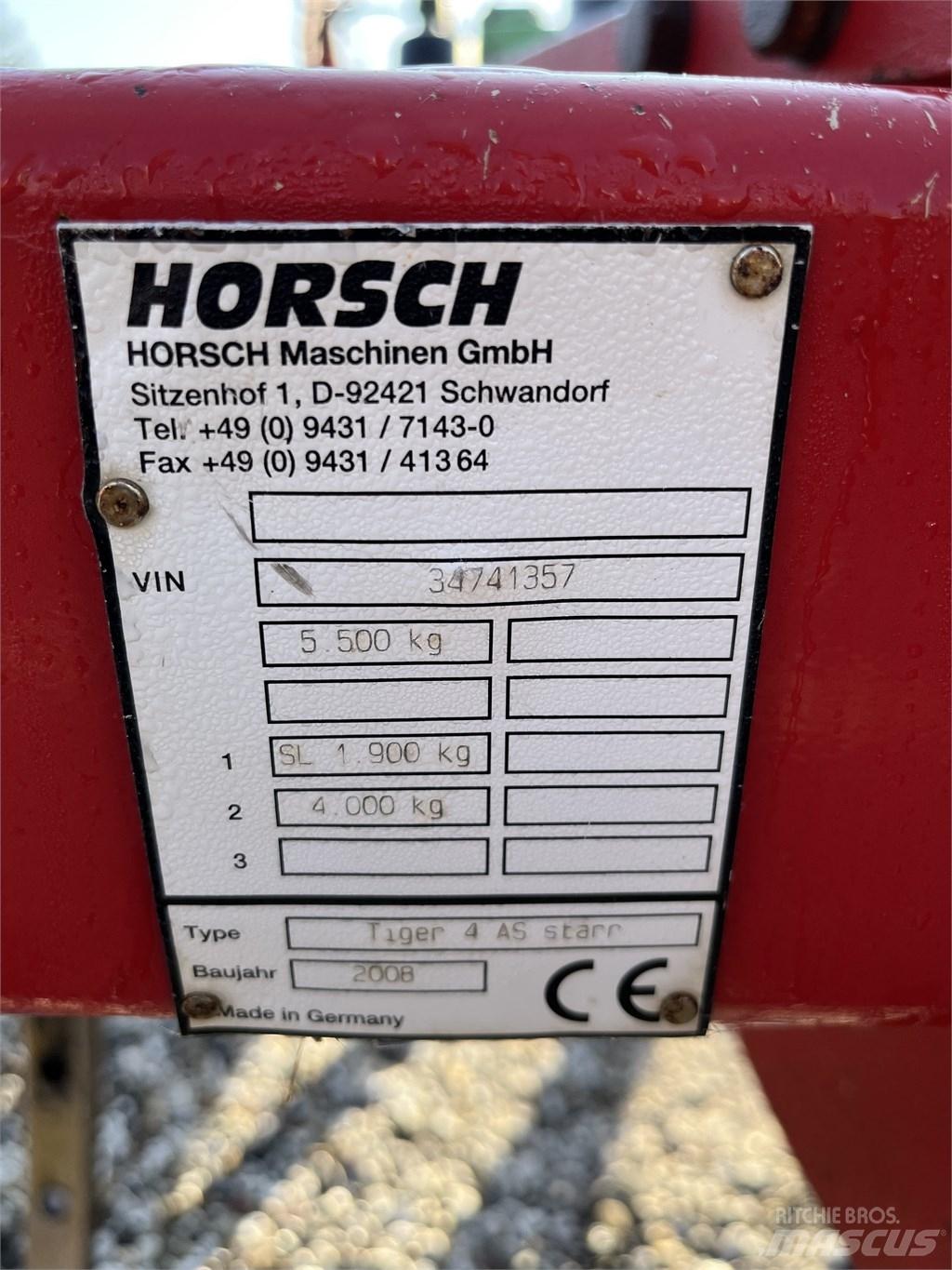 Horsch Tiger 4 AS كاسحات