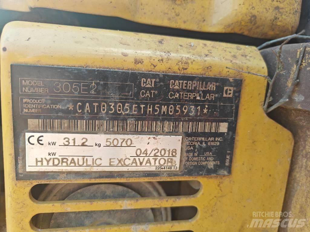 CAT 305E2 حفارات صغيرة أقل من 7 طن (حفارات صغيرة)