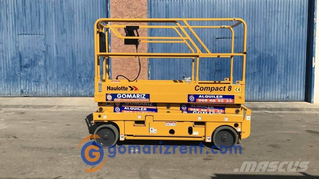 Haulotte Compact 8 رافعات مقصية الشكل