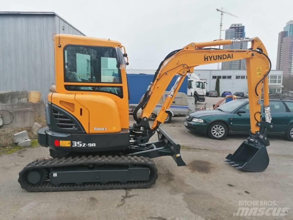 Hyundai R35Z-9A حفارات صغيرة أقل من 7 طن (حفارات صغيرة)