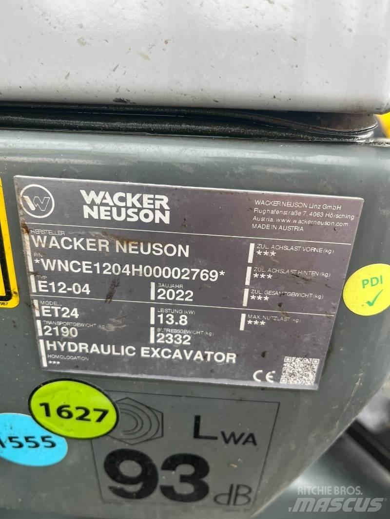 Wacker ET 24 حفارات صغيرة أقل من 7 طن (حفارات صغيرة)