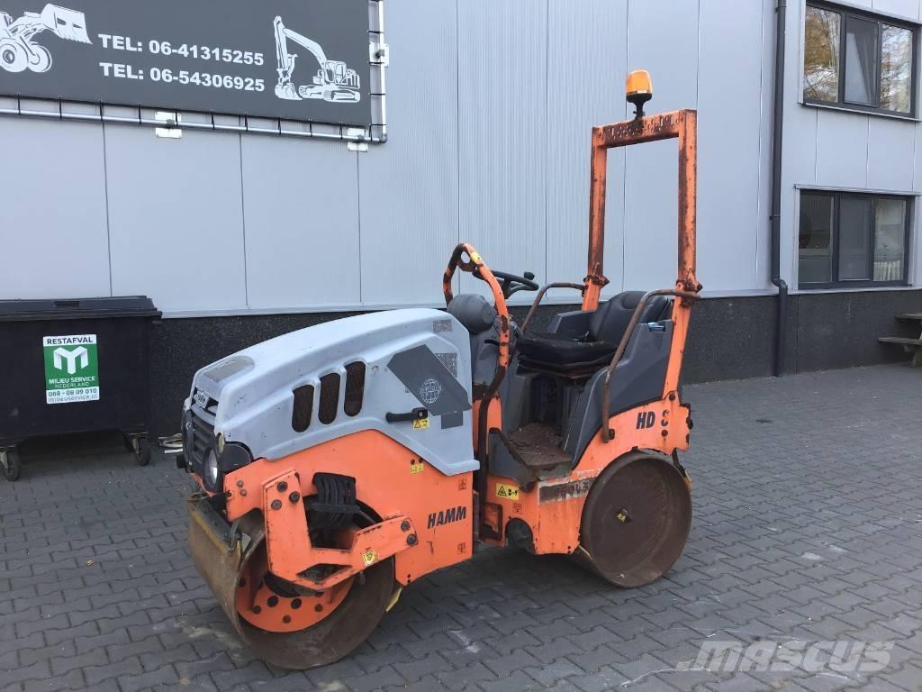 Hamm HD 8 VV مداحل ثنائية الاسطوانة