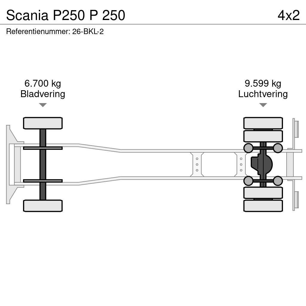Scania P250 P 250 شاحنات ذات هيكل صندوقي