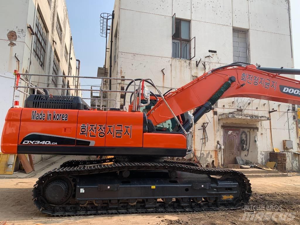 Doosan DX 340 LCA حفارات زحافة
