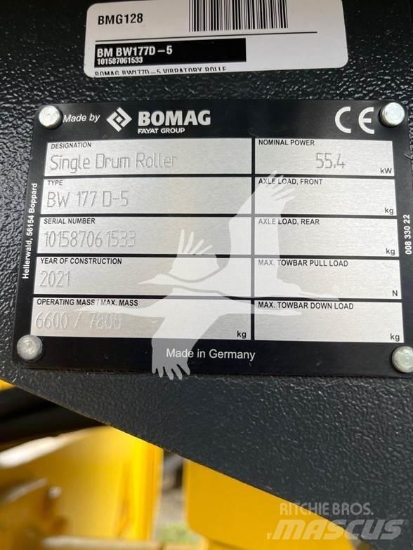 Bomag BW177D-5 مداحل أحادية الأسطوانة