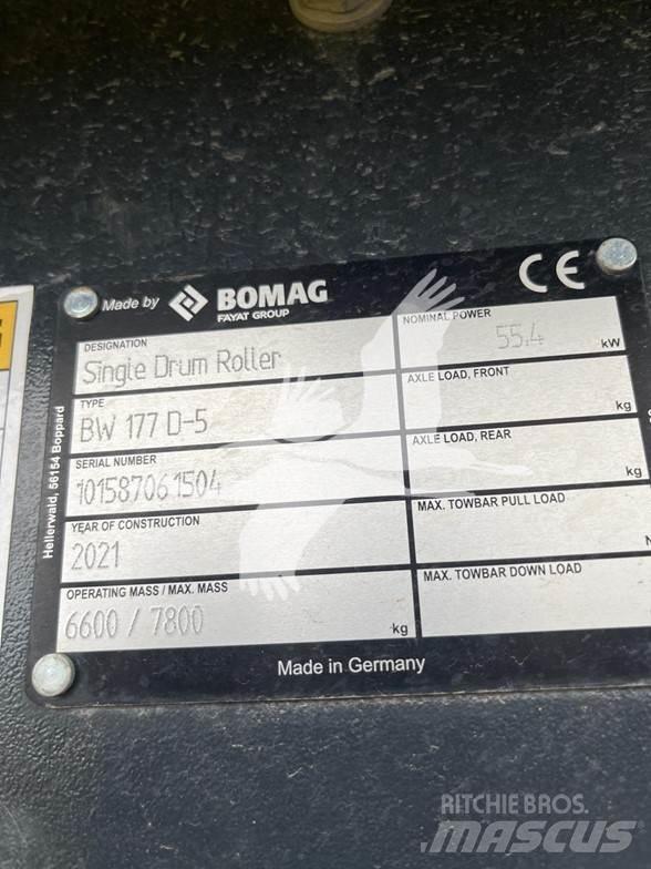 Bomag BW177D-5 مداحل أحادية الأسطوانة