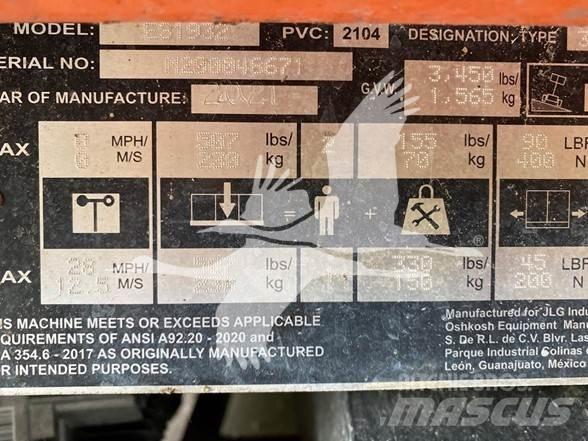 JLG ES1932 رافعات مقصية الشكل