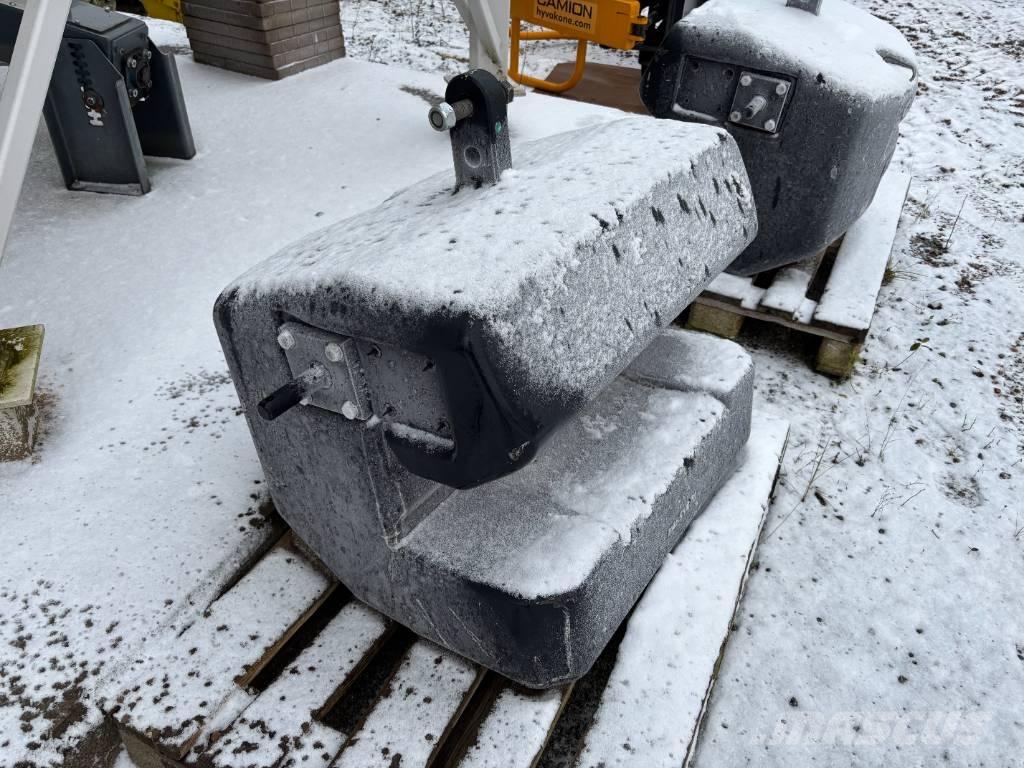 Lisäpaino 1000kg الأوزان الأمامية