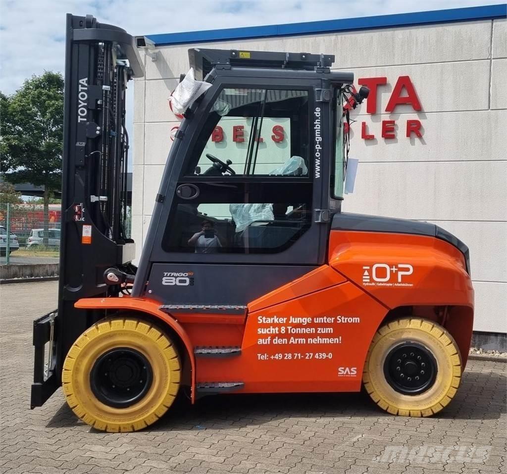 Toyota 9FBH80T شاحنات ذات رافعات شوكية تعمل بالكهرباء