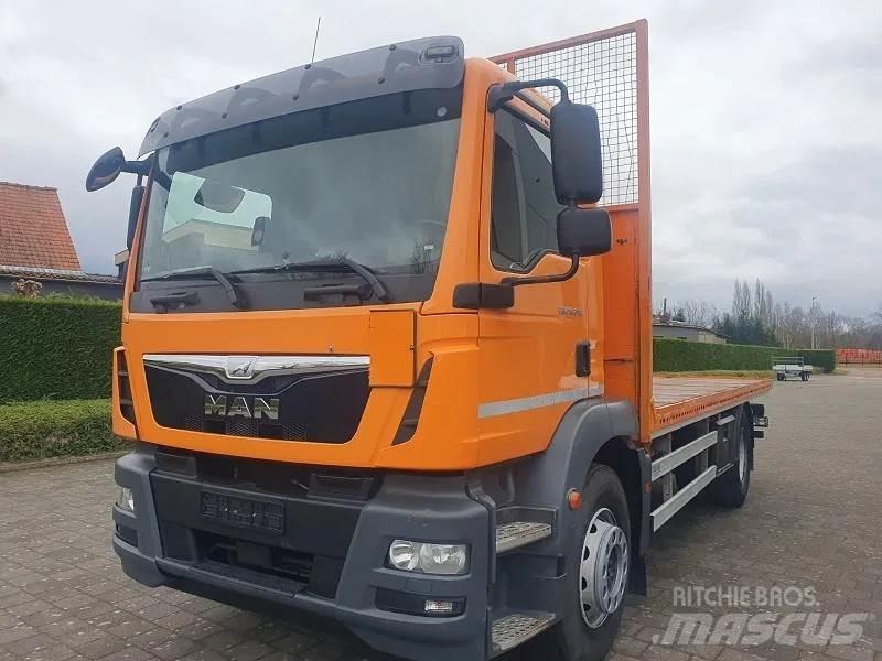 MAN TGM 18.290 شاحنات مسطحة/مفصلية الجوانب