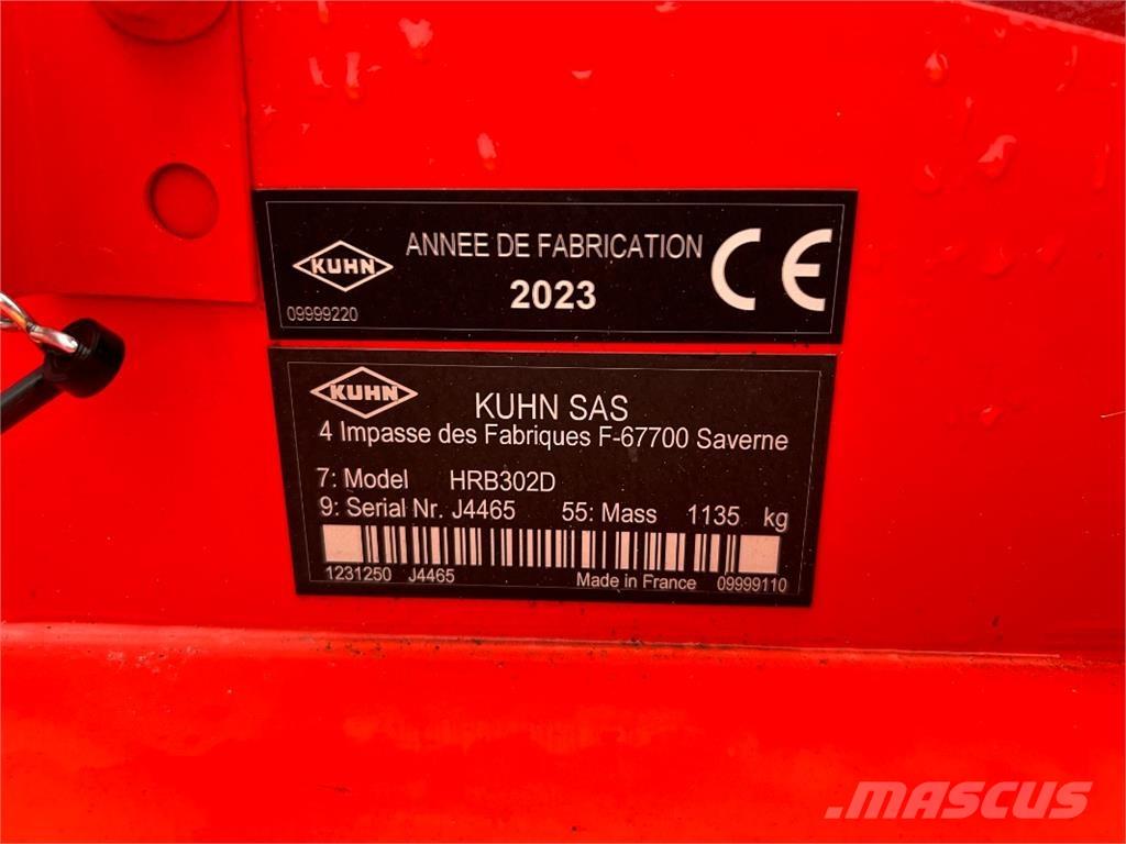 Kuhn HRB 302 D الكاسحات وقلابات التربة ذات المحركات