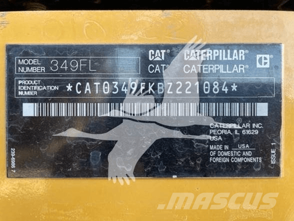 CAT 349FL حفارات زحافة