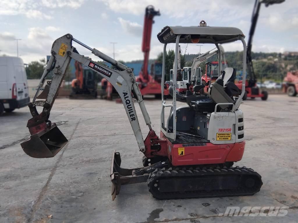 Takeuchi TB 215 R حفارات صغيرة أقل من 7 طن (حفارات صغيرة)