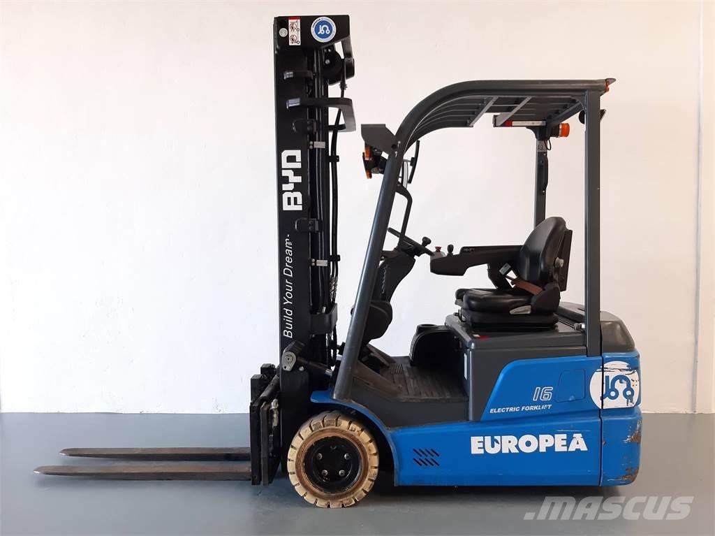 BYD ECB16C شاحنات ذات رافعات شوكية تعمل بالكهرباء